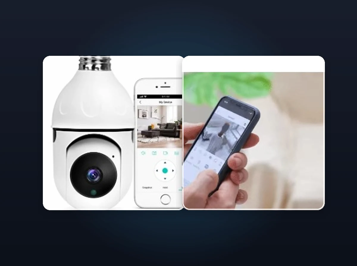 Receive Instant Motion Alerts & Pan/Tilt Live from Anywhere